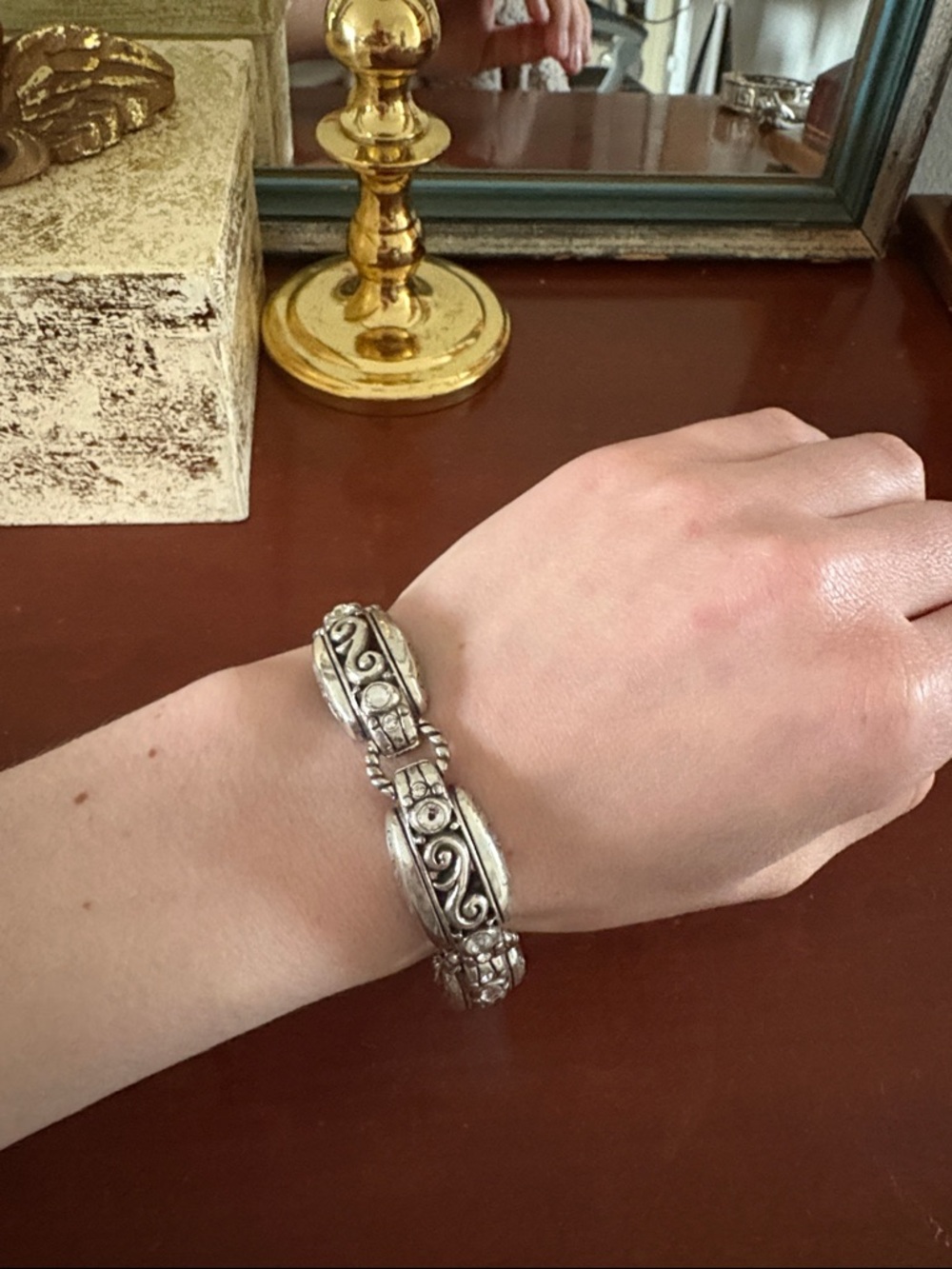 Brighton Sterling-Style Silver Link Bracelet